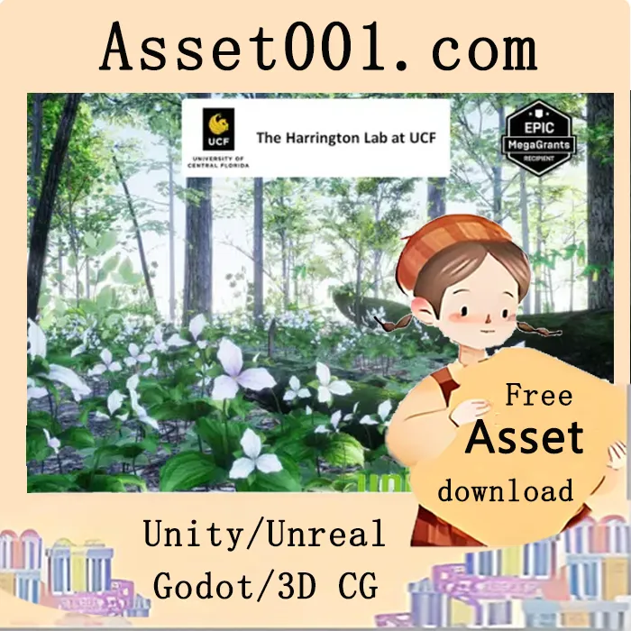 美国东北地区AR/VR植物生态内容包|35 AR VR Northeastern US Plants and Ecosystems v5.3+