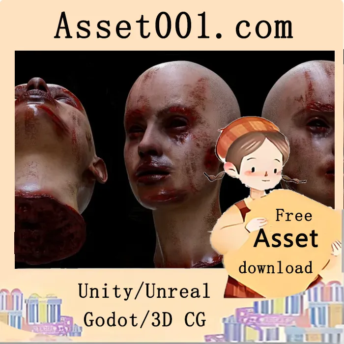 Rigged Female body parts collection vol.2