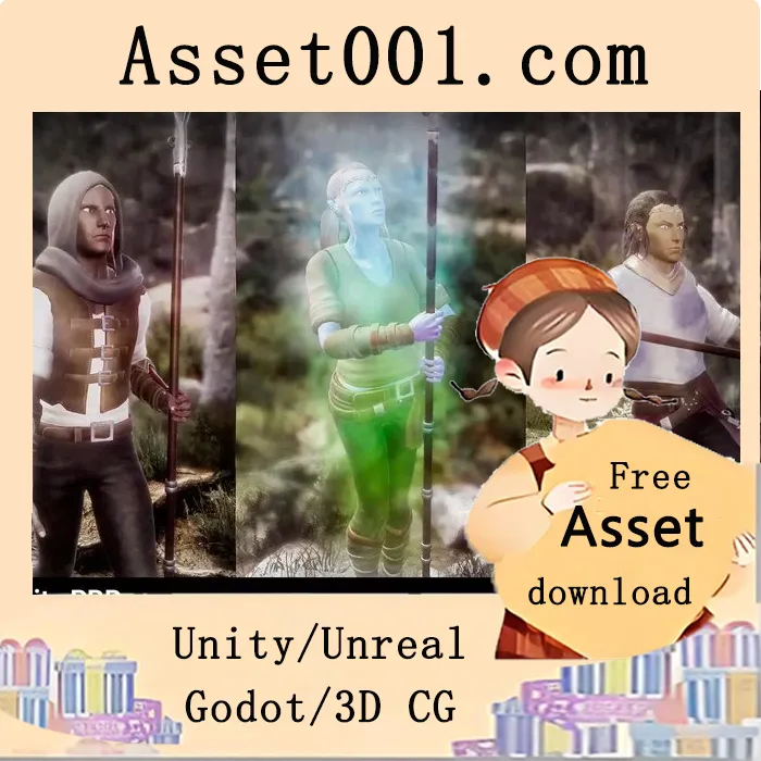 精灵角色包附赠文件包 v1.0|Elves - Bonus Files 2 v1.0