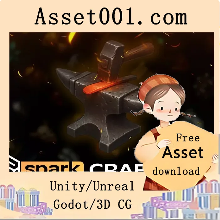 Unity Spark插件v1.5：无需编程创建完整RPG与生存游戏的无代码解决方案|Crafting - Spark Plugin v1.5