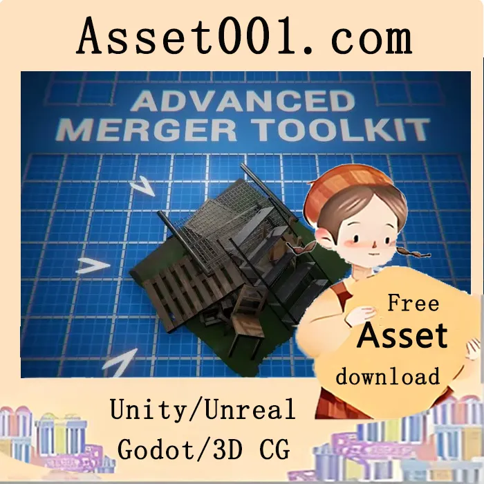 Unity高级合并工具包 v1.4.8a：高效非破坏性网格与材质合并工具|Advanced Merger Toolkit v1.4.8a