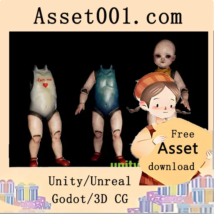 Unity Dolls 包含 Morph 目标与可定制角色设定|Dolls v4.18+