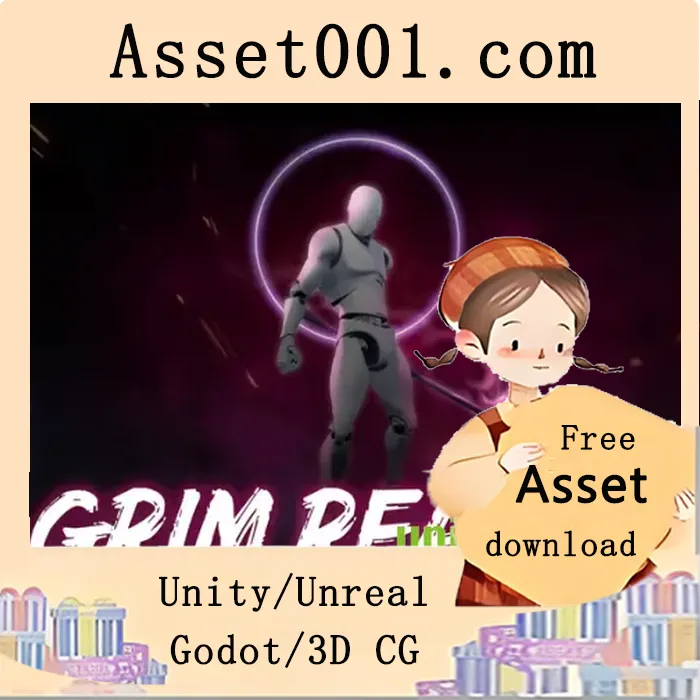 Grim Reaper角色动画集：包含95个动画和18个姿势|Grim Reaper AnimSet v5.3+