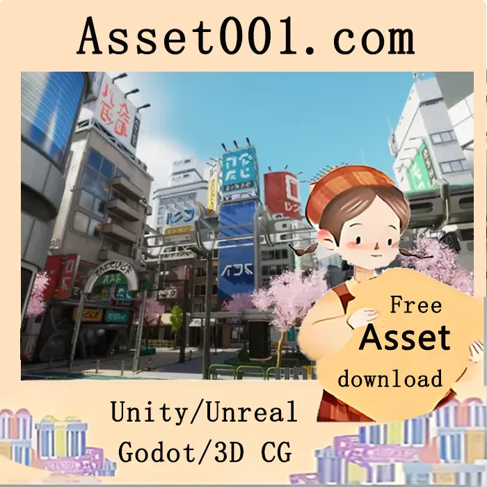 东京风格模块化环境场景资产包|Tokyo Stylized Environment v5.2-5.4+