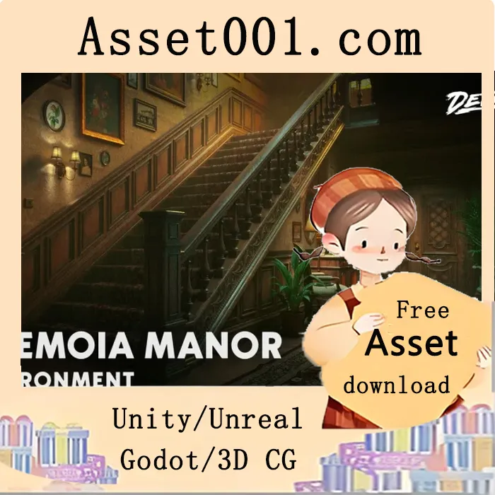 Unreal Engine 5 高质量 AAA 级场景资源包：包含958个模型、4K材质与Nanite/低多边形版本|Anemoia Manor v5.4+