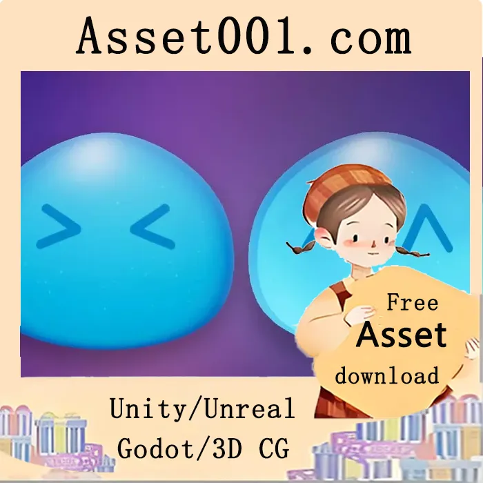 Unity slime创作者v1.0：支持自定义材质与多种动画的可爱 slime 角色包|Slime Creator v1.0