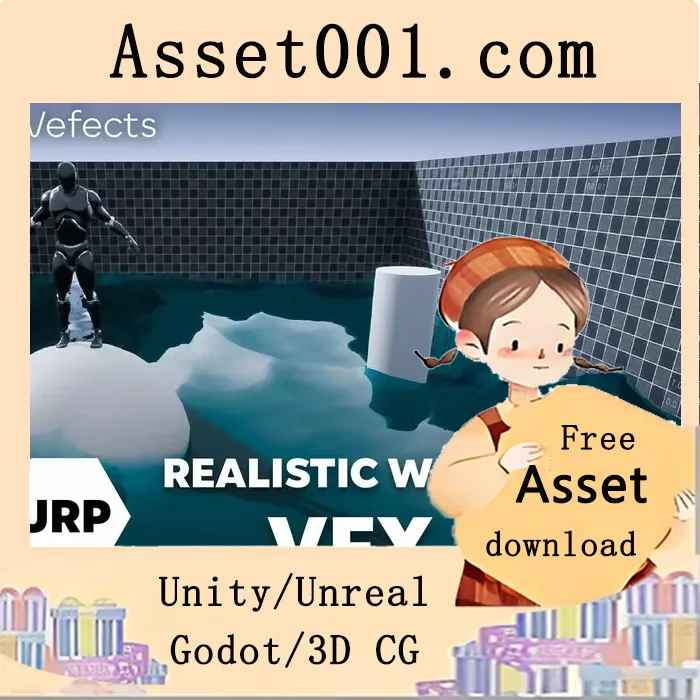 Unity 实时水效视觉资产包：URP 兼容的高质量水体效果大全|Realistic Water VFX - URP v1.0.2