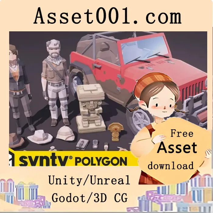Synty Studios推出探险主题低多边形资产包|POLYGON - Explorer Pack - Art by Synty v1.4.0