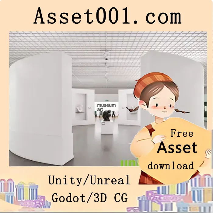 Unreal Engine 5.4优化艺术画廊室内场景资源|Archinteriors Vol 12 Scene 3 v5.3-5.4+