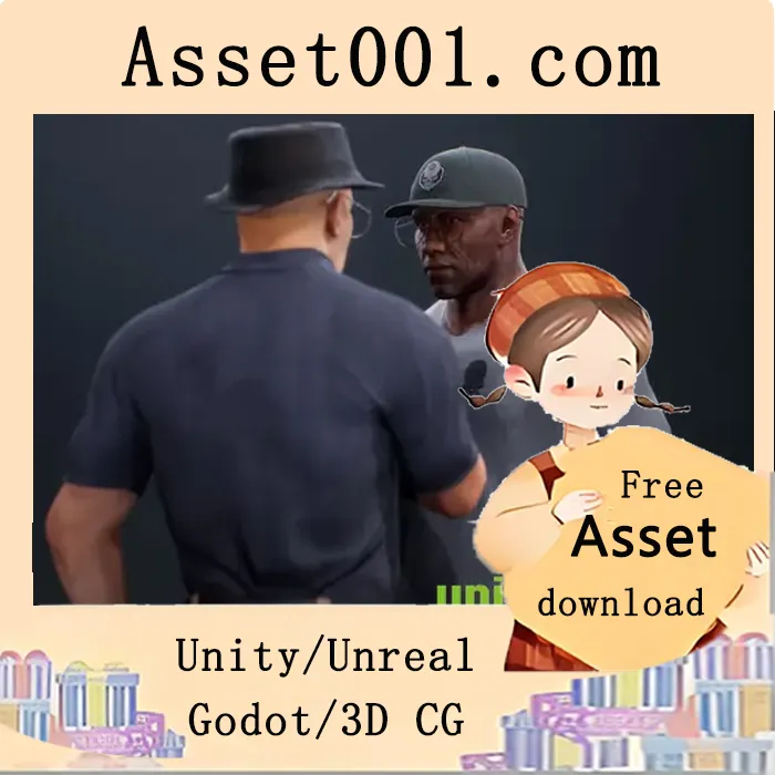 Unity/Unreal引擎适配的现代游戏NPC市民角色包|Citizens Pack v4.27+