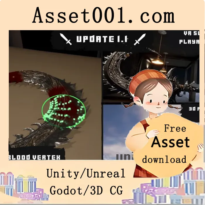 15款中古幻想武器资源包：含弓弩、剑盾等完整模型与VR支持|Dark Fantasy Weapons (Weapons, Weapon, Medieval Weapons, Fantasy Weapons, Bow) v5.0+