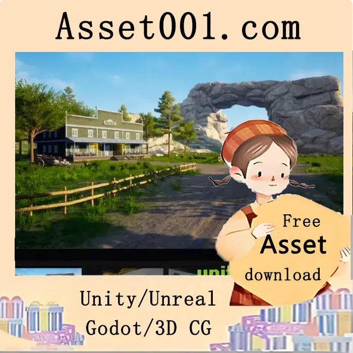 Unity景观包：包含地形材质、Alpha画笔及多种道具|Landscape VOL 02 v4.27+