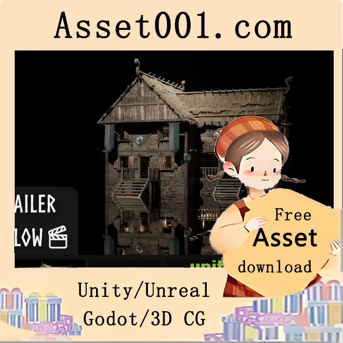 模块化中世纪房屋与道具拖拽系列 VOL 1|Houses - Modular Medieval Houses - House v5.0-5.4+