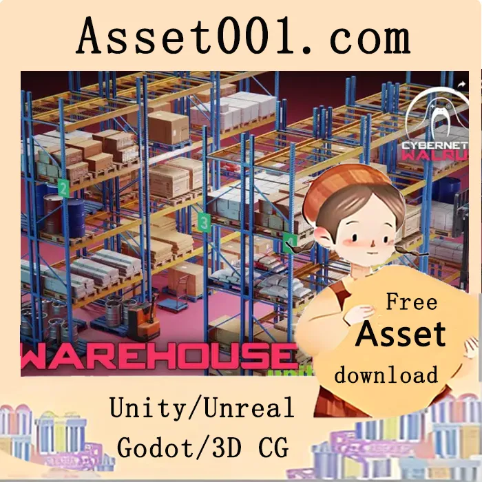 Unity仓库道具包 Vol.1：支持HDRP/URP的高真实感仓库场景资源|Warehouse Props Vol. 1 v1.0