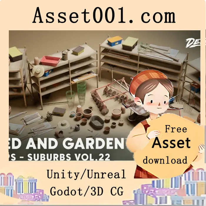 Suburbs VOL.22 - Shed & Garden (Nanite and Low Poly) 5.1+ Suburbs VOL.22 - Shed & Garden (Nanite and Low Poly) 5.1+