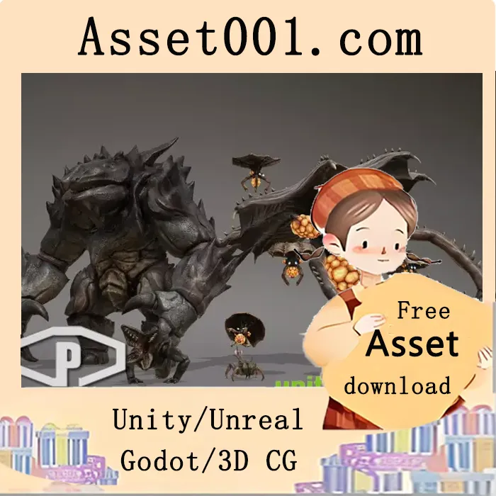 怪物包 Vol.11：包含5个怪物的资源包|MONSTER PACK VOL 11 v1.0