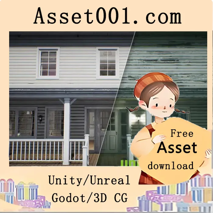 大气风格模块化房屋模组：支持清洁与磨损材质切换的高效建筑系统|Atmospheric House (Modular) v5.0+