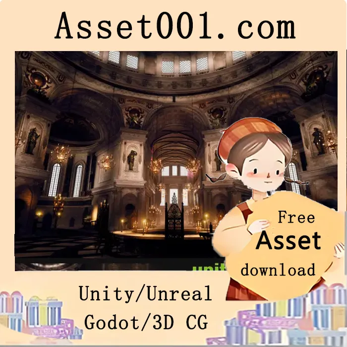 Baroque Cathedral Environment + ULAT v5.4+|Baroque Cathedral Environment + ULAT v5.4+