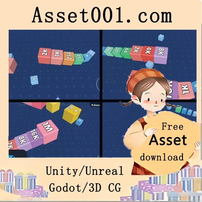 基于Unity 3D开发的Snake 2048游戏介绍及 monetization 功能说明|Snake 2048 v1.0