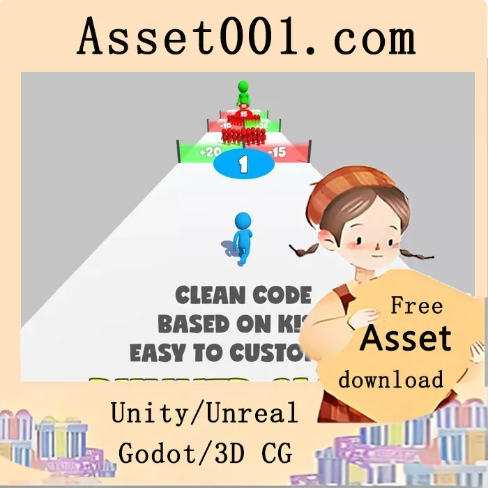 Unity Runner Clash 超轻松超休闲游戏启动模板 v1.1.3|Runner Clash Template : Hypercasual Starter Kit v1.1.3 (18 Feb 2026)