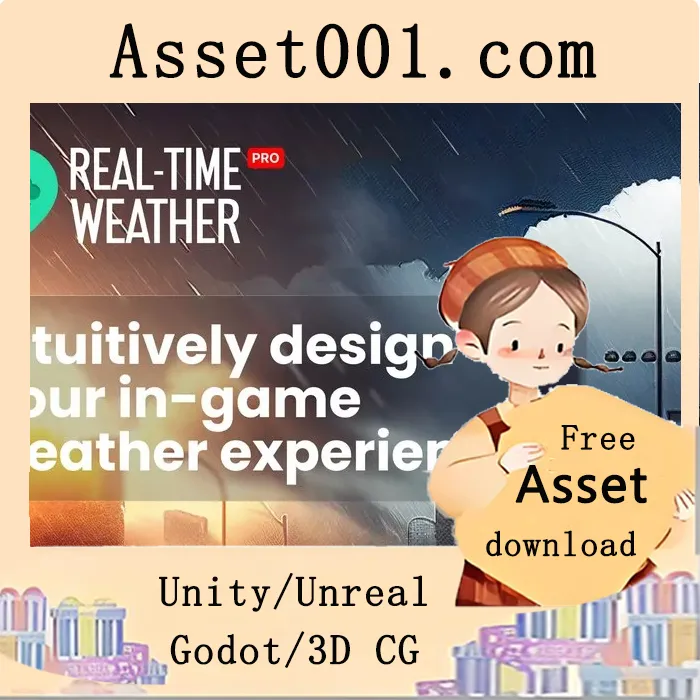 Unity Real-Time Weather PRO 插件：支持多天气系统集成与实时气象数据模拟|Real-Time Weather PRO v1.3.6 (23 Feb 2026)