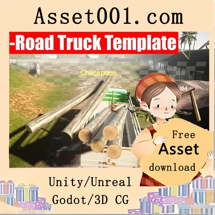 越野卡车游戏模板 v2.5.3：零编程打造高性能越野赛车游戏|Off-Road Truck Template v2.5.3