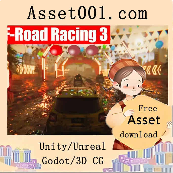 基于Unity URP的越野赛车游戏开发包 v3.2.1|Offroad Racing 3 (URP) v3.2.1