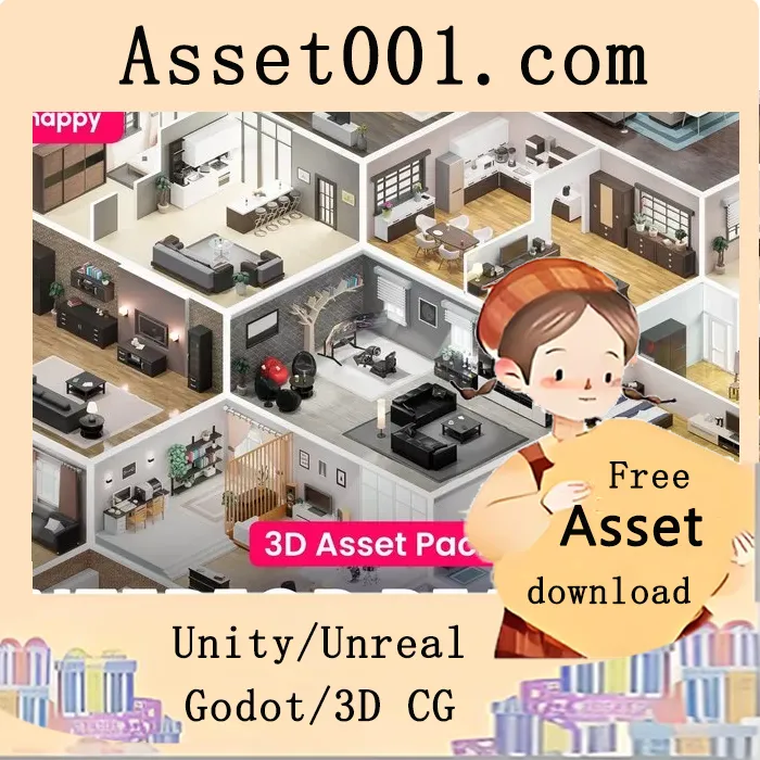 Interior Realistic - Low Poly 3D Models Pack v2.4|Interior Realistic - Low Poly 3D Models Pack v2.4