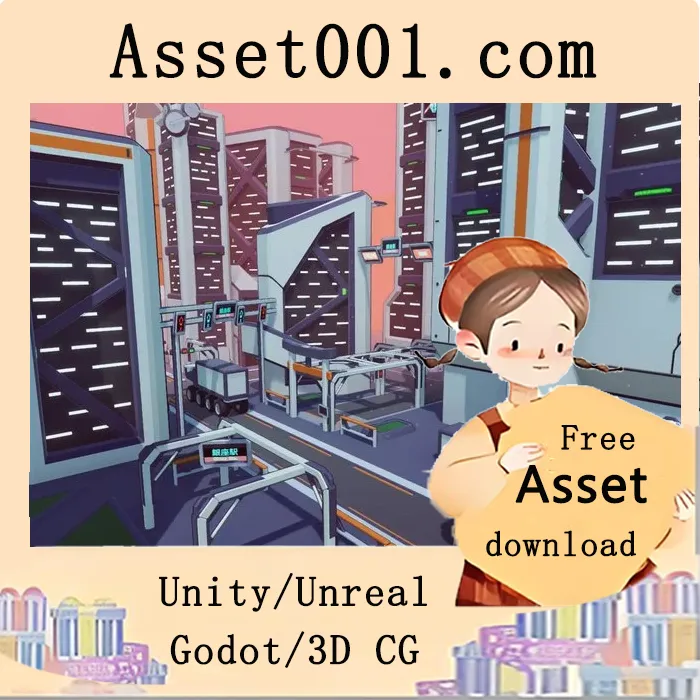 未来机械城市v1.0——Unity资产商店原创科幻风格城市构建包|Future Mecha City v1.0