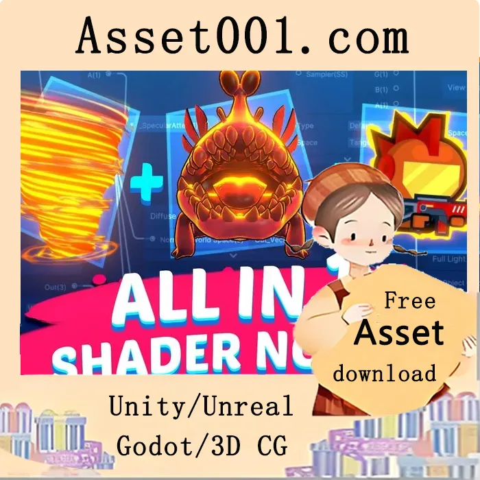 60+ 专业特效节点，Shader Graph 与 Amplify Shader Editor 全平台支持|All In 1 Shader Nodes v1.12 (16 Feb 2026)