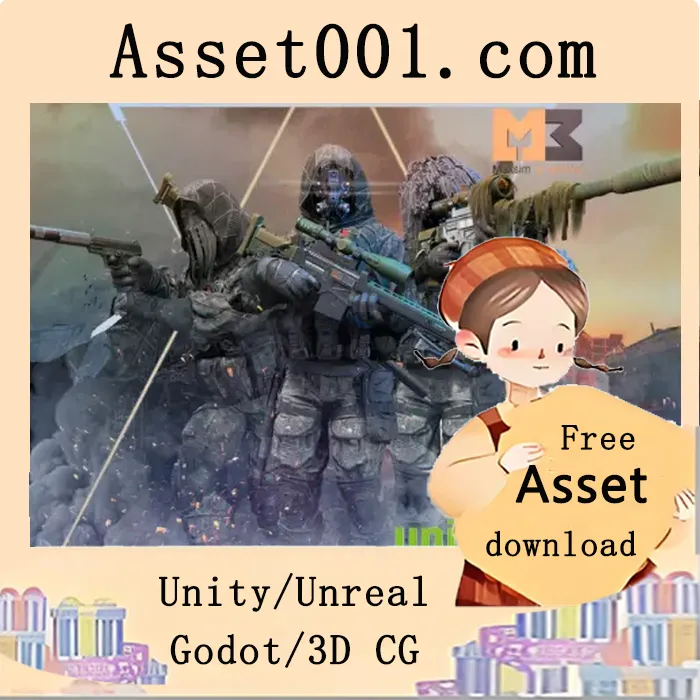 Unity引擎中支持多皮肤、多头和骨骼动画的狙击手角色技术细节解析|Sniper Soldier v4.27+