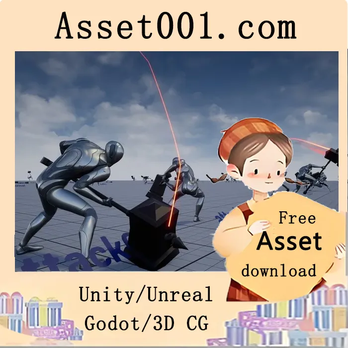 双持战锤战士动画集：重型战士与Boss怪物的高强度动作体验|2Handed Hammer AnimSet 4.27+