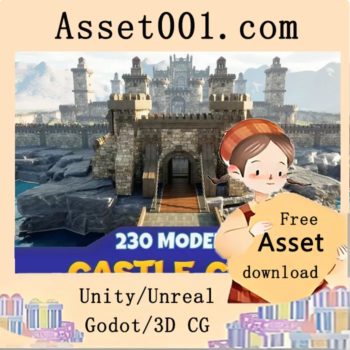 中世纪城堡城市资产包：打造沉浸式 medieval 世界|Medieval Castle City v4.24+