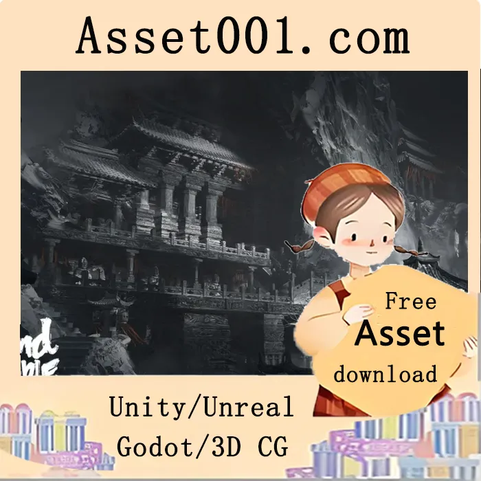 Unity/Unreal引擎兼容的亚洲风山庙3D环境资产包详解|Wind Temple v5.3+