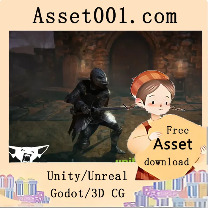 Kubold打造的长剑角色205套动作捕捉动画集，包含吸血鬼骑士角色模型|Longsword Animset Pro v1.1