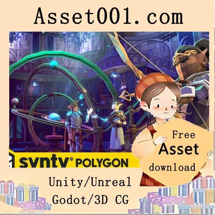 POLYGON - 精灵王国资源包：700+精美资产与模块化建筑系统|POLYGON - Elven Realm Pack - Art by Synty v1.5.3