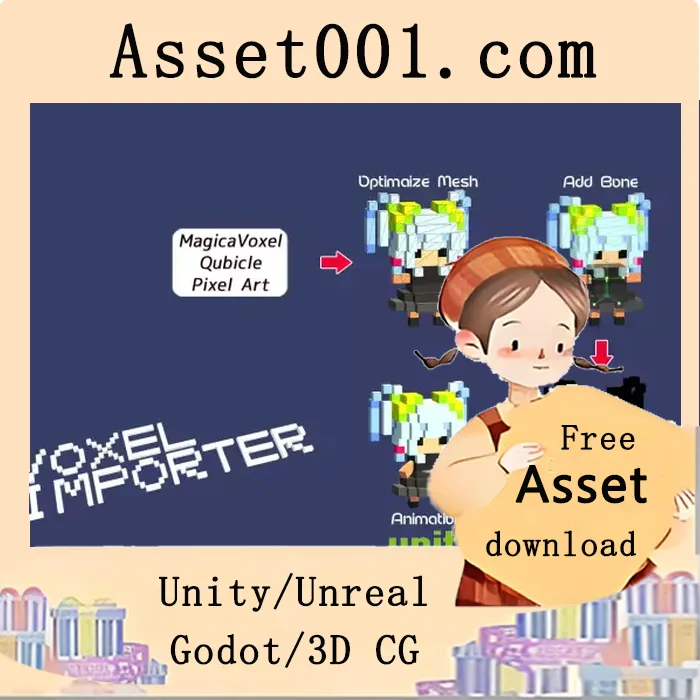Unity voxel模型导入与动画工具详解|Voxel Importer v1.3.2