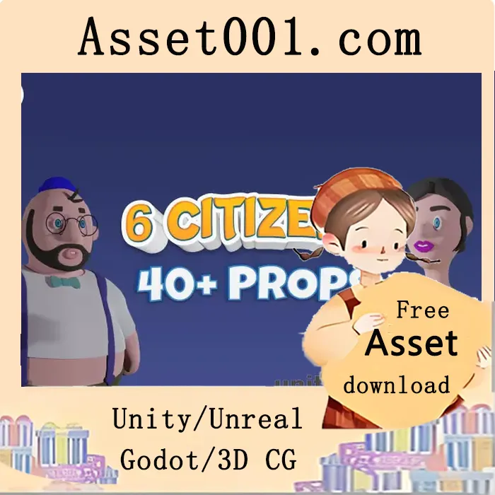 Citizen Characters Pack with Props v1.0|Citizen Characters Pack with Props v1.0