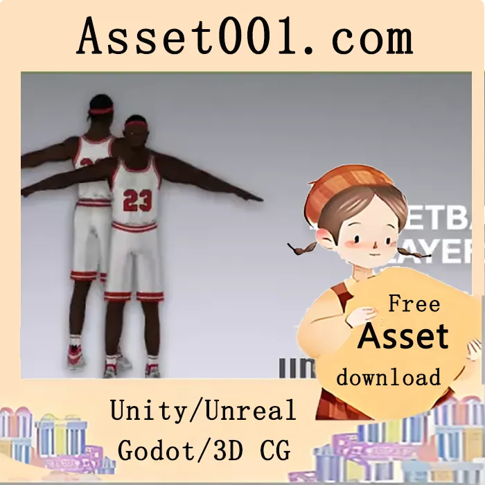 8138个三角面的棒球运动员模型及12种动画详解|Basketball Player 8138 Tris v1.0