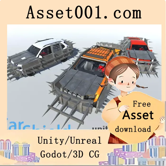 高品質車輛防禦盾資產，支援手機、PC與VR平台|Car Shield v1.0