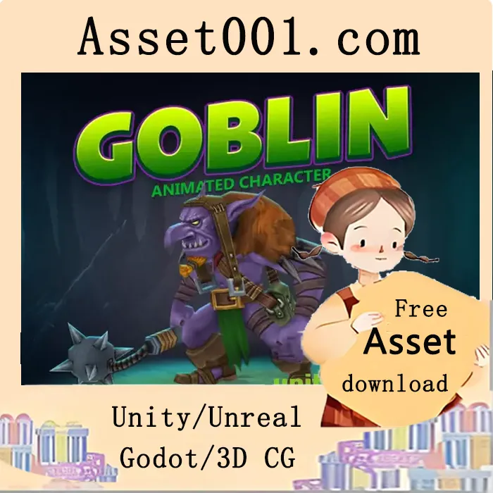 goblin角色动画与材质详细参数|Goblin animated character v1.0
