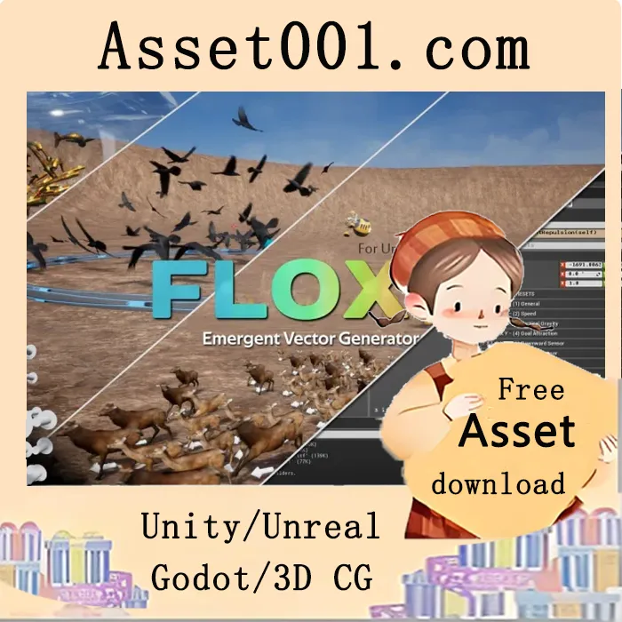 Floxy：基于蓝图的智能群体行为模拟工具|Floxy - Flock Anything! v1.02 (4.26+)