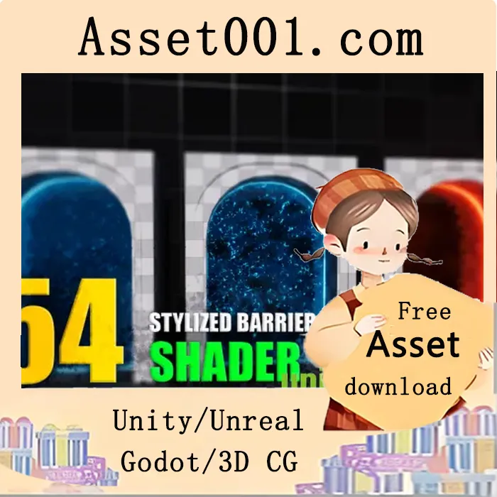 Stylized Barrier Shader v5.0-5.4+|Stylized Barrier Shader v5.0-5.4+