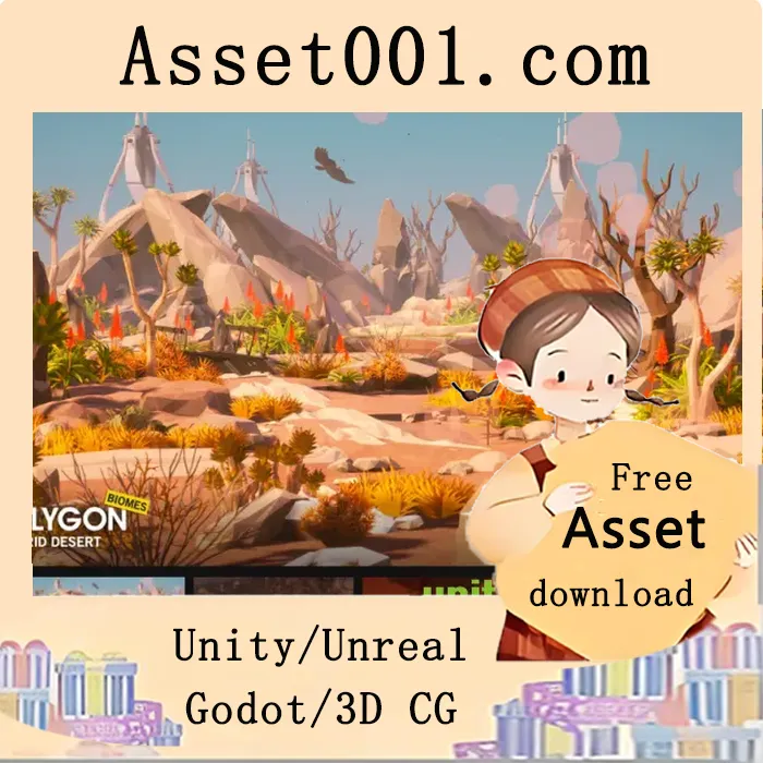 POLYGON - Arid Desert - Nature Biomes v1.1 (4.25+)+|POLYGON - Arid Desert - Nature Biomes v1.1 (4.25+)+