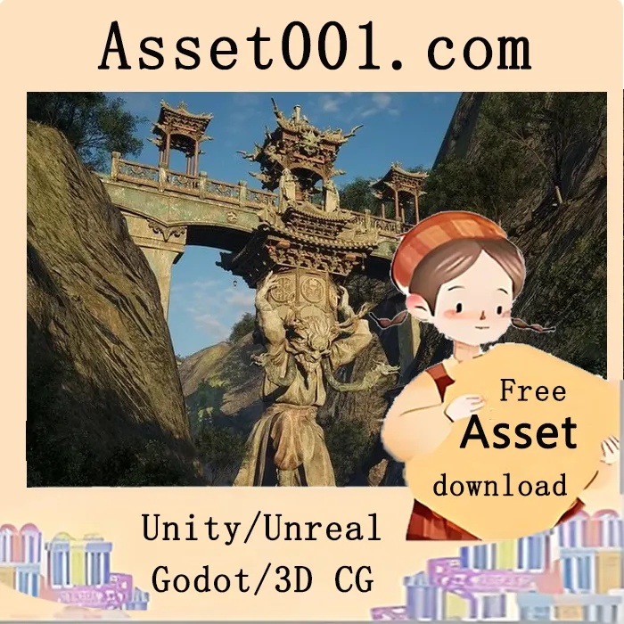 东方神话古境环境包：融合中式建筑与神迹传说的沉浸式幻想场景|Echoes of the Ancient Gods 5.7