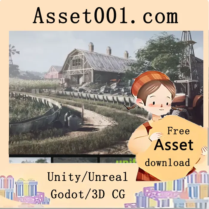 农舍与农场资源包：包含大量农舍、农场道具及完整耕作环境|Barnyard Megapack (Barn, Barn Props, Farm Environment) v4.20-4.27, 5.0-5.4+