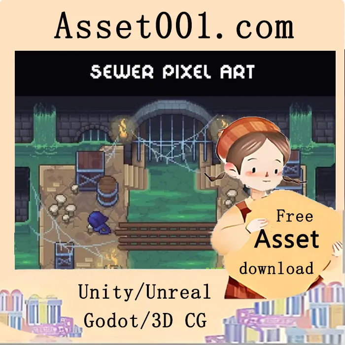 Sewer Tileset and Environment Pixel Art Asset Pack|Sewer Tileset and Environment Pixel Art Asset Pack