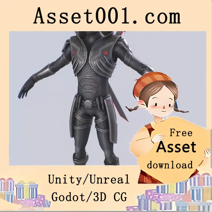 Scifi character low-poly|Scifi character low-poly