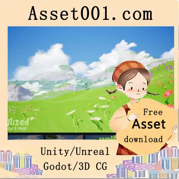 Stylized Grassy Fields Environment v5.1-5.4+|Stylized Grassy Fields Environment v5.1-5.4+