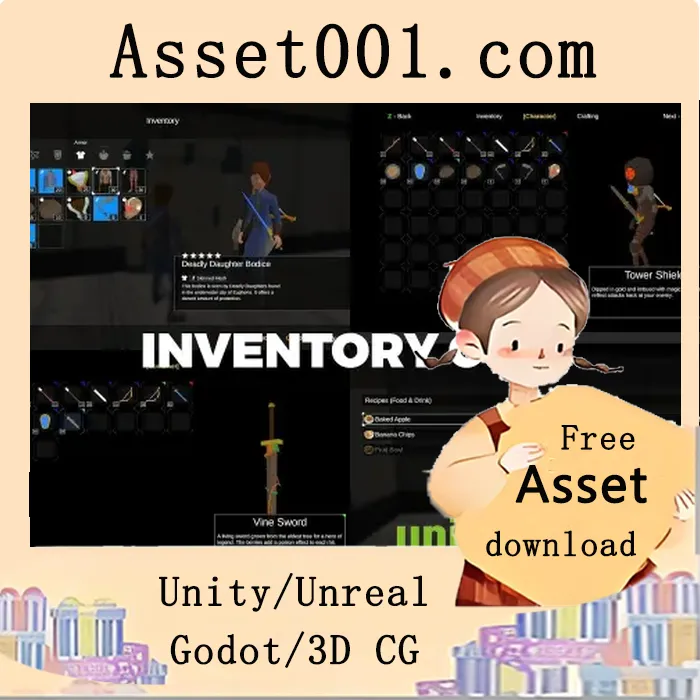 Inventory Cog 免费下载：包含 Stats Cog™ 的全面物品系统工具包|Inventory Cog v2022.Q2.2